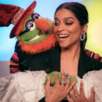 Lilly Singh Instagram - Family portrait ❤️ I. AM. FREAKING. OUT. The Muppets Mayhem starts streaming TOMORROW, May 10th, internationally on Disney+! I can’t wait for you to meet Nora Singh and go on this joyride with us. Set your alarm. Invite your friends over. Tell your Nani to nap accordingly. And let boo know this is the date night plan! I can’t believe we’re just hours away… 🙏🏽 @themuppetsmayhem @electricmayhemband