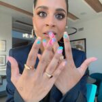 Lilly Singh Instagram - Tried to do a pose that would show off my amazing nails. Gave up on the last slide. DO YOU SEE MY NAILS?! Please tell me you do 👇🏽 Outfit: @favorite.daughter
