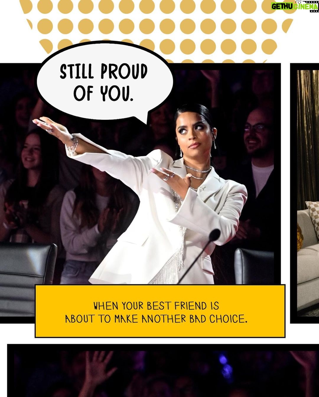 Lilly Singh Instagram - Life is just one big meme. Speaking of big, the Canada’s Got Talent Season 2 premiere was the #1 unscripted show in the country last week!! And episode 2 airs tonight on @city_tv 8/7c, so don’t sleep on it! Because we making MOVES BABYYYY! Also there’s some weird af acts in tonight’s episode and I can’t wait to hear your reactions 👀😂 @cangottalent @howiemandel @trishstratuscom @kardinalo @lindsayell