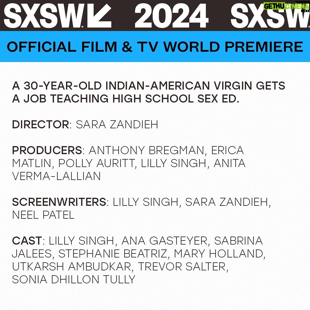 Lilly Singh Instagram - Surprise ✨ Last summer, I shot my first feature film, which I also co-wrote and produced via my company @unicornisland Productions. This has been years in the making, and it feels surreal to say DOIN’ IT will be premiering at @sxsw in March. More to come! But let’s just say I’m so excited for the word to see this movie, and I’m equally terrified for my parents to see it 🍆👀