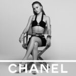 Lily-Rose Depp Instagram - Merci @inezandvinoodh @chanelofficial @virginieviard for letting me be a part of this special project! <3 All my love to my Chanel family and a big congratulations to @virginieviard on such a beautiful collection 🖤 #CHANELSPRINGSUMMER