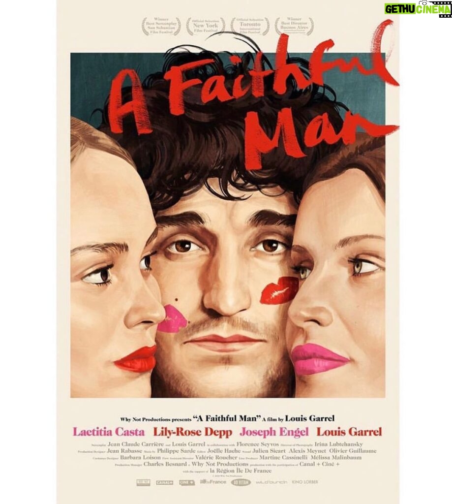 Lily-Rose Depp Instagram - A Faithful Man is coming to the US!!! Watch out for us New York July 19th and LA August 2nd! Trailer in my bio💋💋💋 @laetitiacasta #louisgarrel