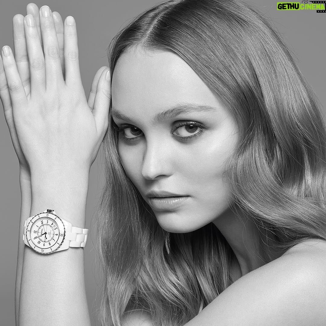 Lily-Rose Depp Instagram - Thank you to my @chanelofficial family for letting me be a part of this! Love to the team🥰 #TheNewJ12 #ItsAllAboutSeconds #CHANELwatches