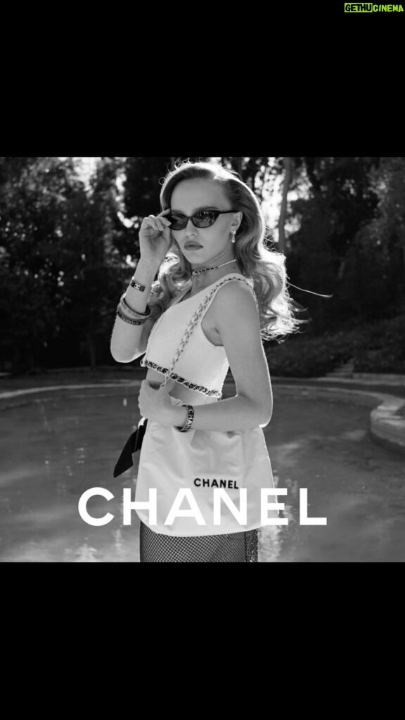 Lily-Rose Depp Instagram - #CHANEL22 bag campaign directed by the best @inezandvinoodh 🎀🛍🛍🎀 thank you @virginieviard @chanelofficial for having me and to the whole team for the best shoot!!! xoxoxo Merci & bisous <3 @virginieviard @inezandvinoodh @chanelofficial @heidibivens @lisabutlermua @jamespecis ❤️
