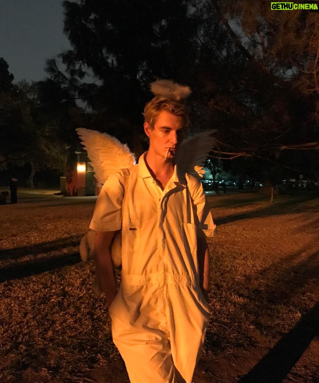 Lily-Rose Depp Instagram - Miss my fallen angel @walkerbunting 👨👧!