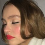 Lily-Rose Depp Instagram - Lip blush bts @luciapicaofficial looks 🤤