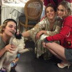 Lily-Rose Depp Instagram - Christmas with JiJi @alyssonparadis