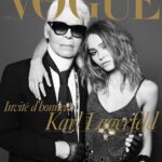 Lily-Rose Depp Instagram – 😍 @vogueparis cover shot by Hedi Slimane with the one and only @karllagerfeld ❤️ I feel so honored to share this cover with you, thank you so much for everything you’ve done for me. Love always 🌹🌹🌹