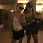 Lily-Rose Depp Instagram - ❤️Happy birthday We looking serious as fuck but I love you happy bday!!