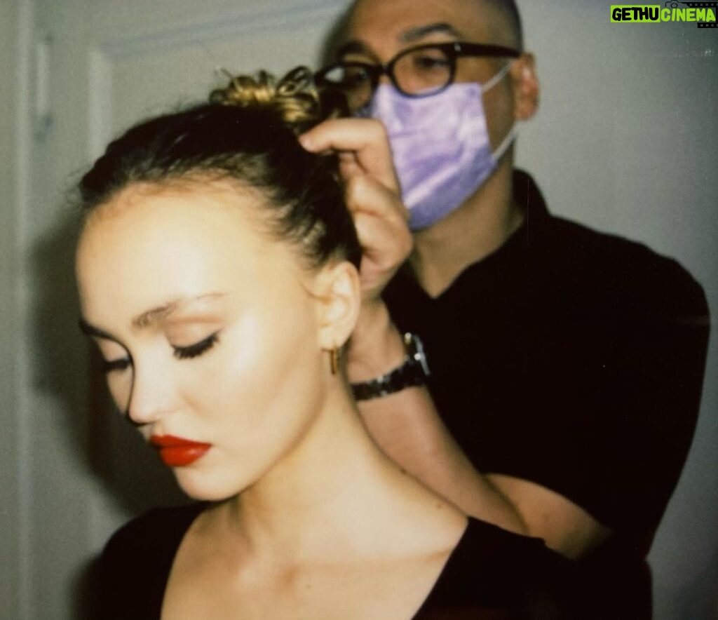 Lily-Rose Depp Instagram - ZoomGlam🌪🌪🍒 by the boys for @voyagersfilm press day<3