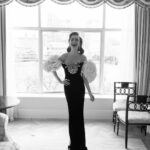 Lily Collins Instagram - All dressed up last night for the @bafta Awards! So honored to be included in such a special evening — and to present the award for special effects. Loved being back in London for a minute - and so fun to see so many friends and peers across the pond...