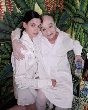 Lily McMenamy Instagram - REELING from my encounter & performance with Lindsay Kemp last night 🖤💔