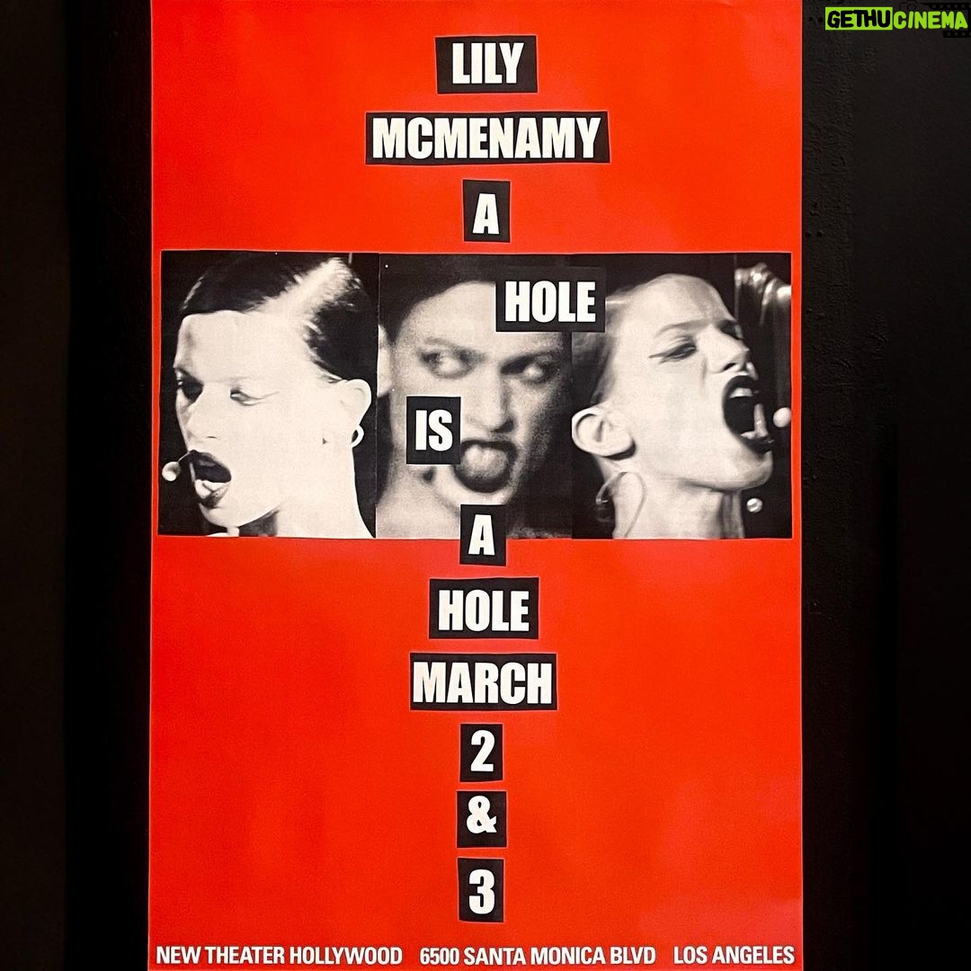 Lily McMenamy - 1.1K Likes - FRIEZE LA 🩸 xxxxxxxx @newtheaterhollywood bio is linked ;) 🕳