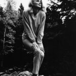 Linda Evans Instagram - There’s nothing like being barefoot on river rocks in a pose, I call, “holding it” 😊 My yoga routine today is so entirely invigorating, and “posing” has taken on new meaning for me. 🧘🏼‍♀️🌟 #WellnessWednesday