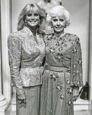 Linda Evans Instagram - One day Barbara Stanwyck burst into my dressing room and in that powerful manner she was so famous for, said, “Audra, I’m going to teach you how to be in this business. You’ve got to do two things, show up on time and know your lines.”🌟

I loved my Missy, and I'm joining @insp_tv on Facebook Live tomorrow at 4:00 pm PT to reminisce about one of my favorite TV families. 💛

📸: © American Broadcasting Companies, Inc.