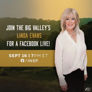 Linda Evans Instagram - My very first Facebook Live event is happening next Wednesday for The Big Valley’s 55th Anniversary! 🌟 Is there a “Big Valley” story you’d love to hear? Comment below and the host may ask me! 💛 @insp_tv