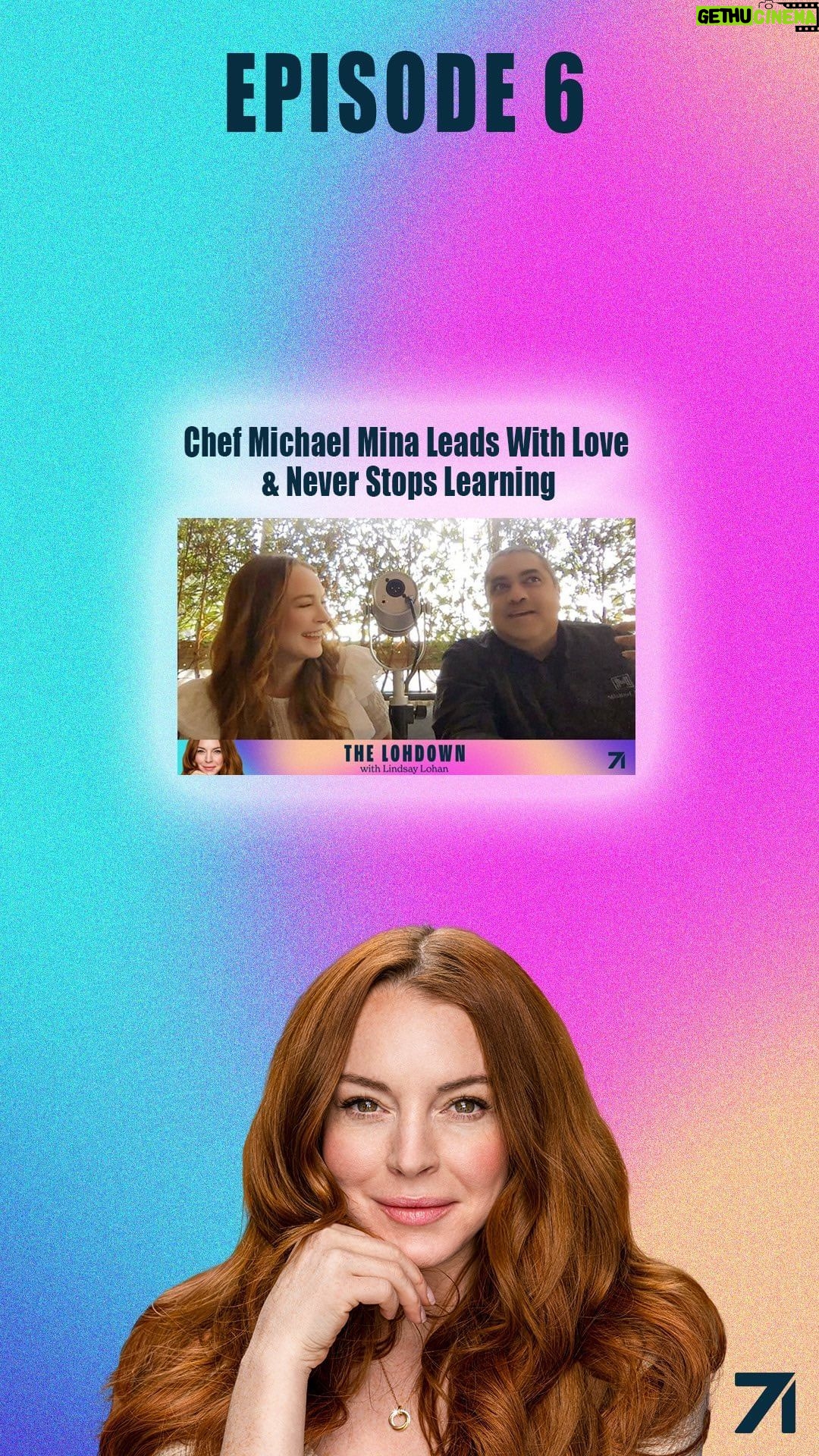Lindsay Lohan Instagram - Chef Michael Mina Leads With Love & Never Stops Learning I sit down with world-renowned chef and long-time friend, Michael Mina, at his restaurant in Dubai! I get the Lohdown on how he fell in love with cooking, the secrets of creating a successful restaurant, and what it felt like to achieve a Michelin star rating. Tune in to hear all of Michael's words of wisdom on following your passion and building a dream career! "Rumors" performed by Lindsay Lohan. (C) 2004 Casablanca Music, LLC; Universal Music Group; Sony Music Publishing @ChefMichaelMina @studio71us #TheLohdown #LindsayLohan #MinaGroup