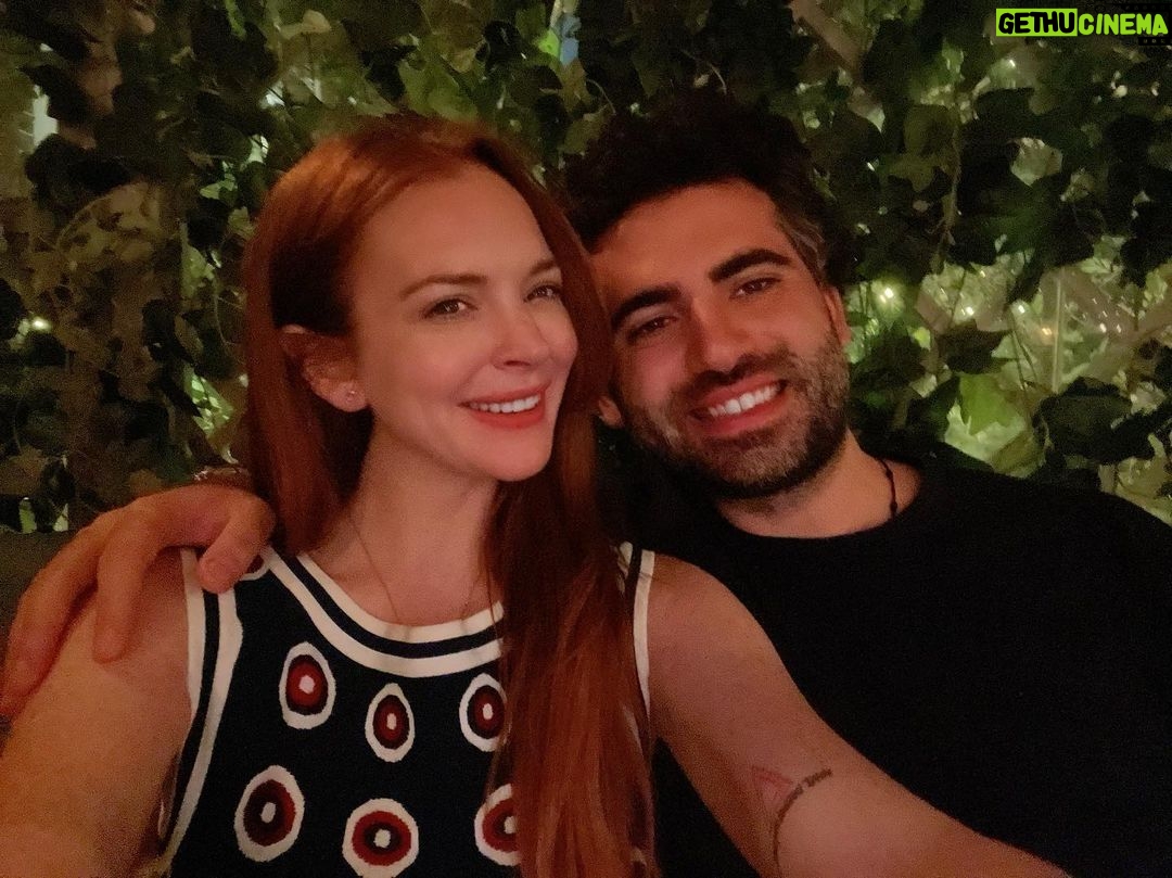 Lindsay Lohan Instagram - My love! You’re not only a great man, an incredible person, you’re my best friend. Thank you for you loving me back babe! I Love You So much! ❤️ Happy Birthday 🎂🙌🙏❤️