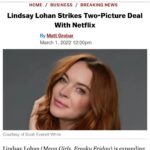 Lindsay Lohan Instagram - Exciting things to come! 🤗🎥🍿 @netflixfilm