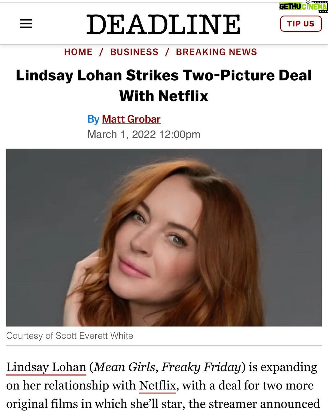 Lindsay Lohan Instagram - Exciting things to come! 🤗🎥🍿 @netflixfilm