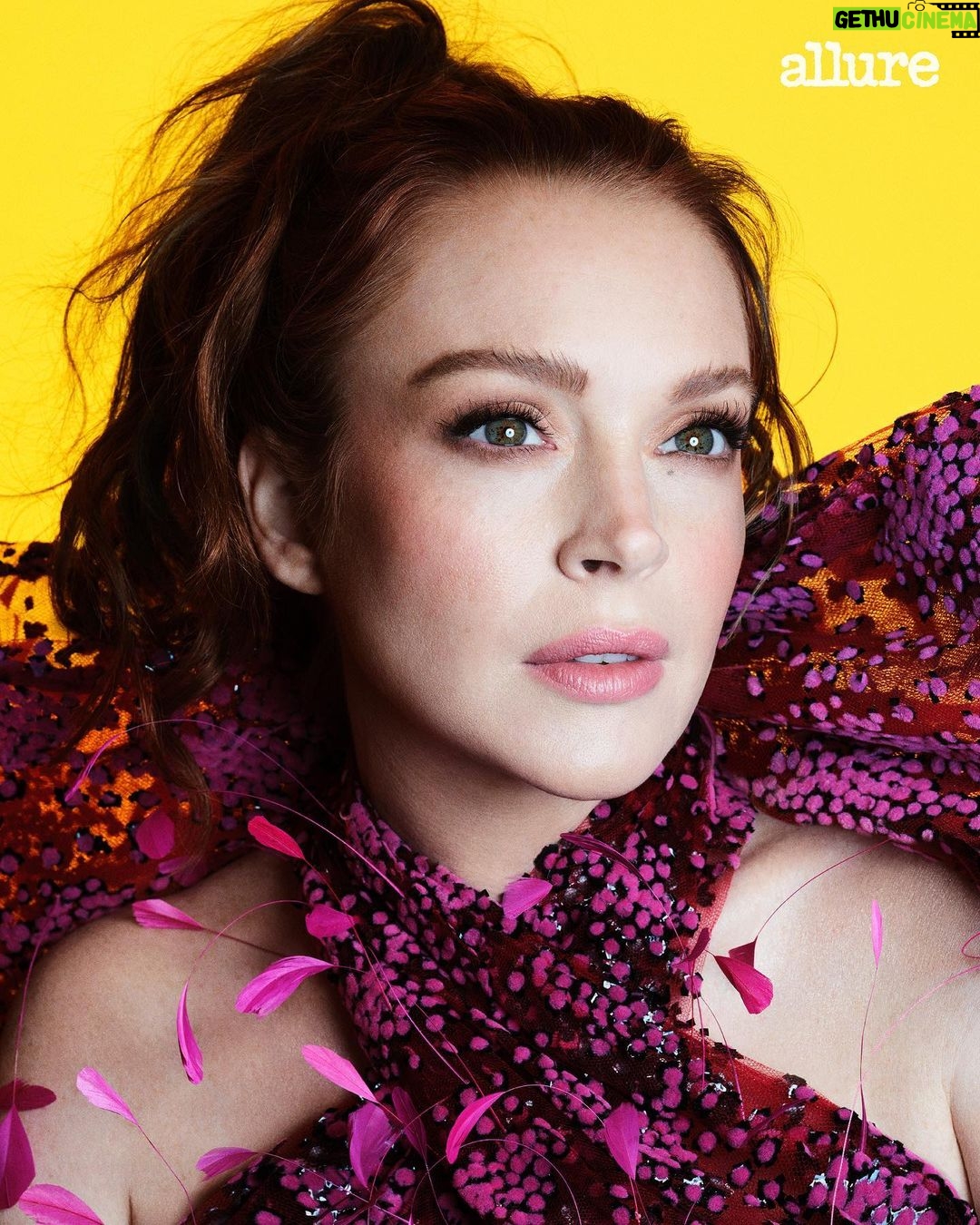 Lindsay Lohan Instagram - πππ CREDITS:Β @allure EIC: @jcruel Writer:Β @brennankilbane Photographer: @benhassett Stylist: @natasharoyt Hair: @akkishirakawa Makeup: @kristoferbuckle Nails: @enamelle Set Designer: @robertsumrell Creative Director: @avenerable Visuals Director: @hall.kathryne Fashion Director: @tchesmeni Talent Director: @eugeneshevertalov