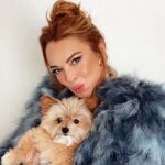 Lindsay Lohan Instagram - BTS studio 💋