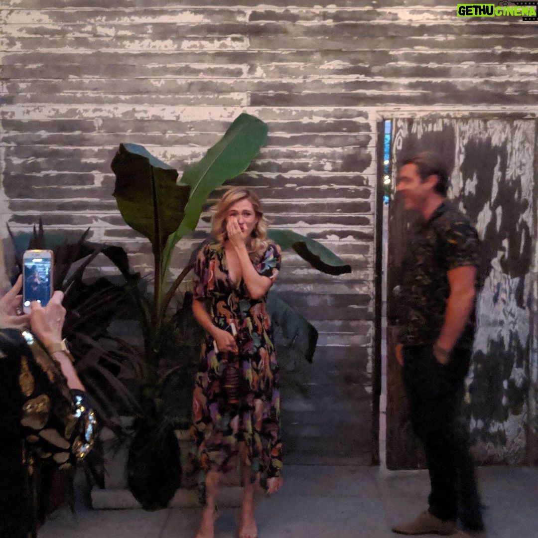 Lindsey Gort - 1K Likes - because i still can’t get over this night. because i love my husband. because somehow this happened the exact moment i needed to see my family and friends, and because he worked for months to make it all happen. the job is nothing compared to the shooting star of a husband i got. #beauforthewin #uglycry