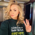 Lindsey Gort Instagram - thank you to everyone who helped make this possible. @allriseown season 3, here we go! if you need me, i will be busy objecting and sustaining and resting my cases. #AmyQuinnForTheWin #AllRiseOWN @hulu @owntv Warner Bros. Entertainment