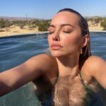 Lindsey Pelas Instagram - heaven is a cowboy tub in the desert