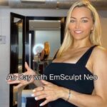 Lindsey Pelas Instagram - (paid partnership) Ab-tastic workout with #EmsculptNeo #emsculptpartner #moremusclelessfat #emsculpt @btlaesthetics @emsculptneo @rosenbergplasticsurgery
