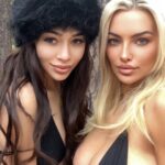 Lindsey Pelas Instagram - Winter wonderland with my bestie @chy.f Happy birthday to the one and only, queen of my world, ying to my yang, pinky to my brain. You're gorgeous, smart, politically incorrect and the 𝙙𝙚𝙛𝙞𝙣𝙞𝙩𝙞𝙤𝙣 of a best friend. It's only up from here 🚀 I love u 🍄👙❄️