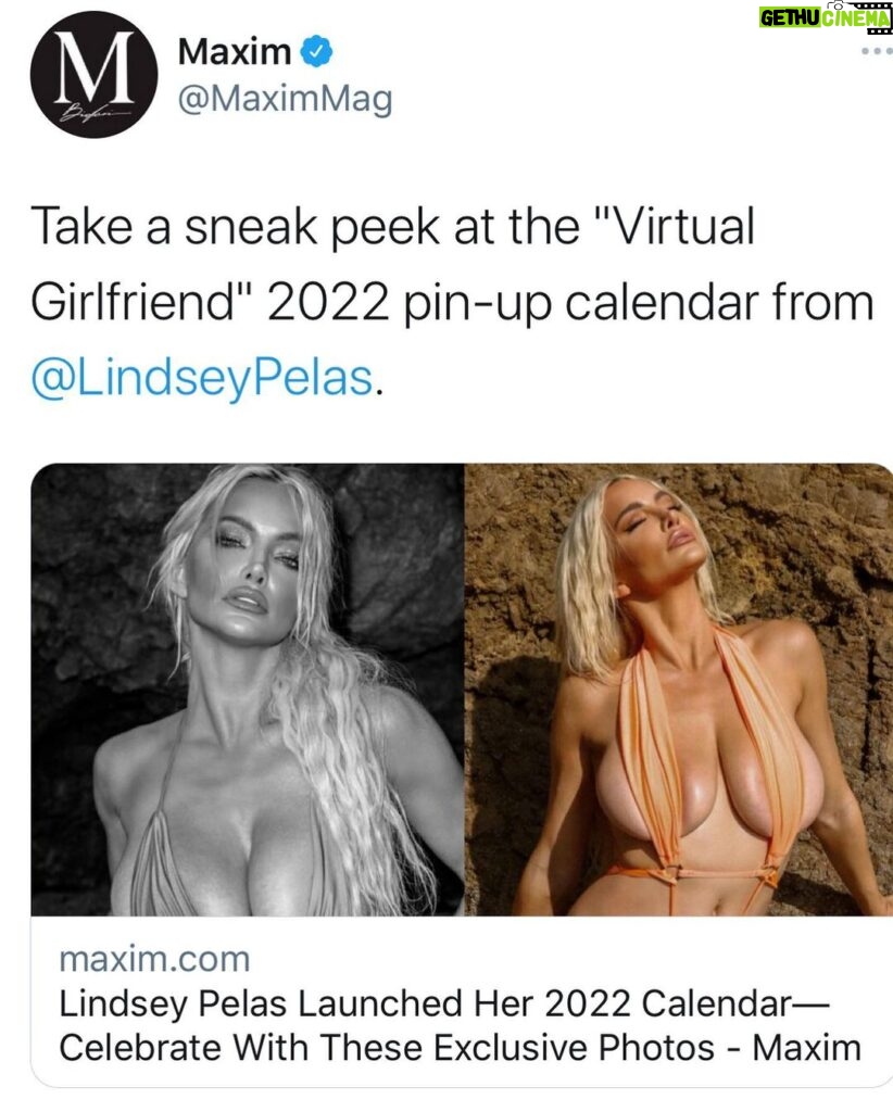 Lindsey Pelas Instagram - Hi :) ⁣ ⁣ NEW exclusive photoshoot on @Maxim at Maxim.com shot by @deoncaseyphotography @alayzacaseymakeup ⁣@peterhairbh ⁣ I'm also a double podcast guest today with new episodes of Berning in Hell with @Beingbernz ⁣ & Unfiltered with @BrandiGlanville ⁣ ⁣ Link to all in my stories! 💫🌟⁣
