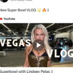 Lindsey Pelas Instagram - late, but here’s some superbowl fun ;)