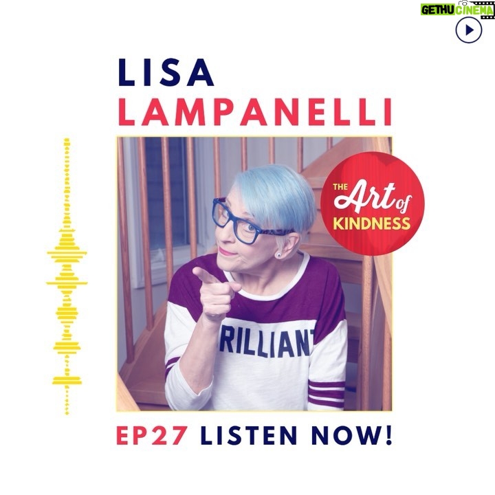 Lisa Lampanelli Instagram - How did iconic stand-up comic @lisalampanelli go from “Queen of Mean” to “Queen of Meaning?” Find out during our inspiring chat with the powerhouse on the new AOK today. From learning to trust her gut to recognizing what works for her and what doesn’t, Lisa drops nuggets of wisdom that we can all pick up and use. Special shoutout to our friend @bobbydiva3 for taking part in the #compliment game! We love you. *EPISODE 28* Now streaming on @broadwaypodcastnetwork & wherever you listen! ♥️ #kindness #celebrity #podcast #lisalampanelli #selfcare #performers #arts #comics #comedy #bekind #mondaymotivation #inspire