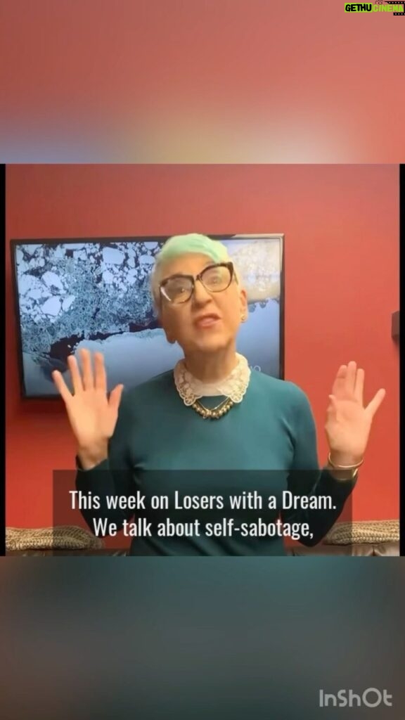 Lisa Lampanelli Instagram - Self-sabotage episode of Losers with a Dream out now! If you don’t listen, YOU hate YOU! — Losers with a Dream podcast available on ITunes, Spotify and YouTube. New episodes every Tuesday at 8 am EST. LINK IN BIO. #recovery #podcast #podcastersofinstagram #podcasters #recoverypodcast #traumarecovery #selfhelp #selfcare #comedy #addiction #funny #selflove #standupcomedy Loserville
