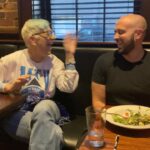 Lisa Lampanelli Instagram - That’s what he gets for eating a salad. Sorry not sorry, @nickscopes ! Losers with a Dream podcast with @beaumcdowellcomedy and @nickscopes available on ITunes, Spotify and YouTube. New episodes every Monday at 8 am EST. LINK IN BIO. Loserville