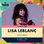 Lisa LeBlanc Instagram – Francos gros stage WATCH OUT! 
13 juin à 21h. On a plein de belles surprises pour vous auuuuutres. 🪇