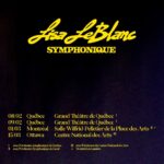 Lisa LeBlanc Instagram – Bon ben sur la liste de ”Ben voyons dont, on fait tu ça pour vrai, ça pas d’allures, YES.” On va faire des spectacles symphoniques avec l’Orchestre symphonique de Québec, l’Orchestre symphonique de Laval et l’Orchestre du Centre National des Arts! Du disco pi Aujourd’hui ma vie c’est d’la marde avec une quarantaine de musiciens ça devrait être quelque chose. Billets en vente maintenant et ce vendredi pour Montréal. 

@osq.musicien.nes 
@os_laval 
@nac.cna