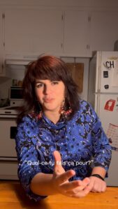 Lisa LeBlanc Instagram - What the frig que ça veut dire ‘’Quoi-ce tu fais ça pour?’’ #acadie #acadienne #motsacadiens #nouveaubrunswick #newbrunswick #francophone #chiac #acadian