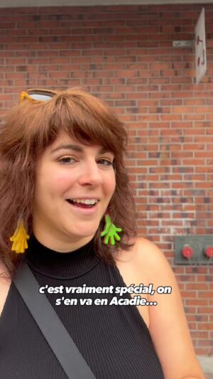 Lisa LeBlanc Instagram - POV : T’es une Acadienne toute excitée parce qu’il y a un métro l’Acadie à Montréal.
#acadie #montreal #stm #metro #pasimpressed #parleebeach