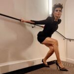 Lisa Rinna Instagram - Crouching Tiger Hidden Dragon @muglerofficial 🐉🀄️ It’s only a matter of time before I cease to be able to get up after these poses 😂