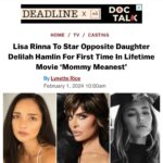 Lisa Rinna Instagram - I’m so excited to share this! 😍 🎭🎬@lifetimetv “ Rinna and Stacey Mandelberg are Executive Producers”