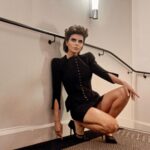 Lisa Rinna Instagram - Crouching Tiger Hidden Dragon @muglerofficial 🐉🀄️ It’s only a matter of time before I cease to be able to get up after these poses 😂