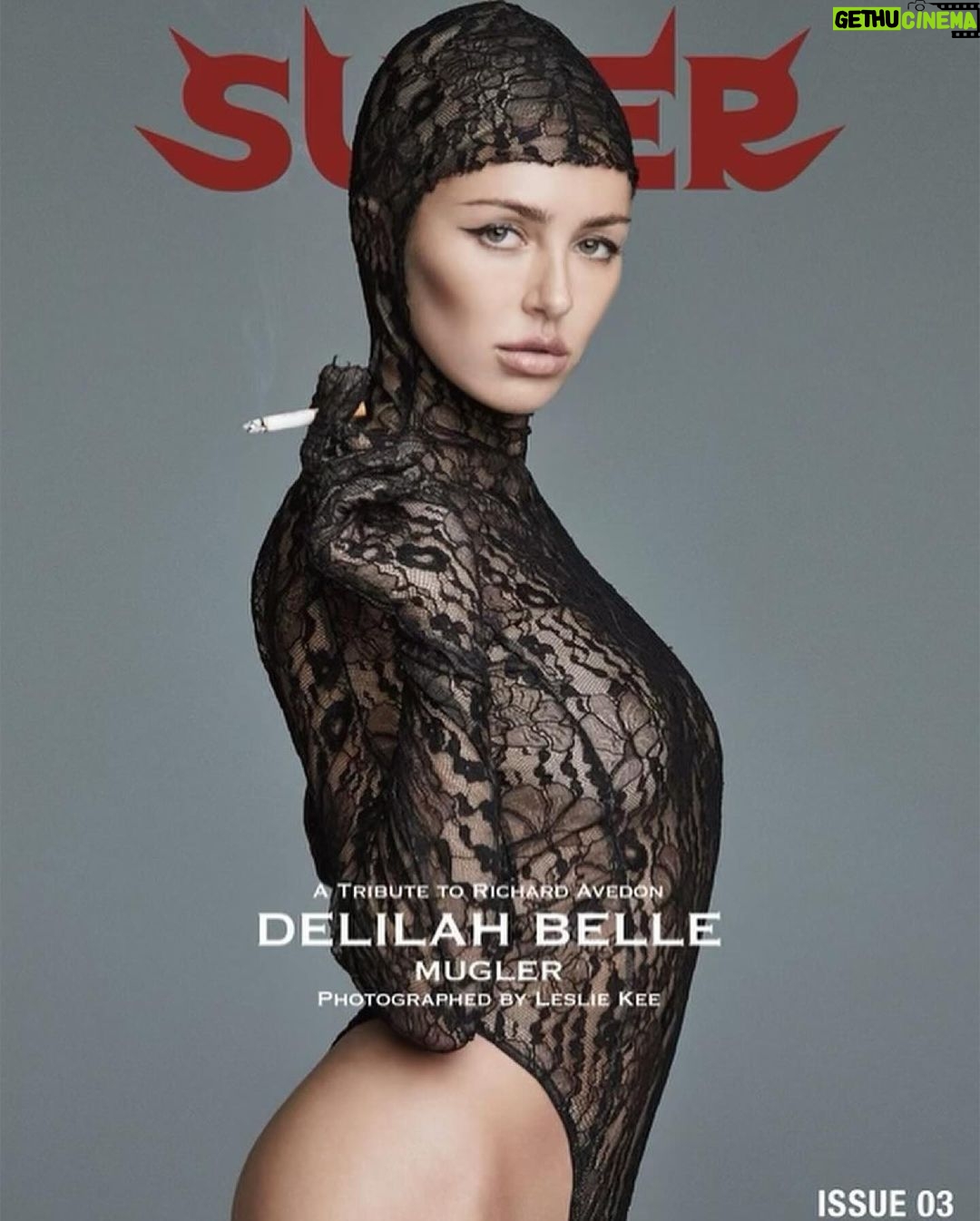 Lisa Rinna Instagram - β€οΈDELILAH BELLE @delilahbelle ππΌππΌππΌππΌππΌ β’ Super Magazine issue 3 @supermagazinenyc A Tribute to Richard Avedon Photographed by @lesliekeesuper Styling @starburleigh Hair @shinarima Makeup @charlottewillermakeup #proudmomma