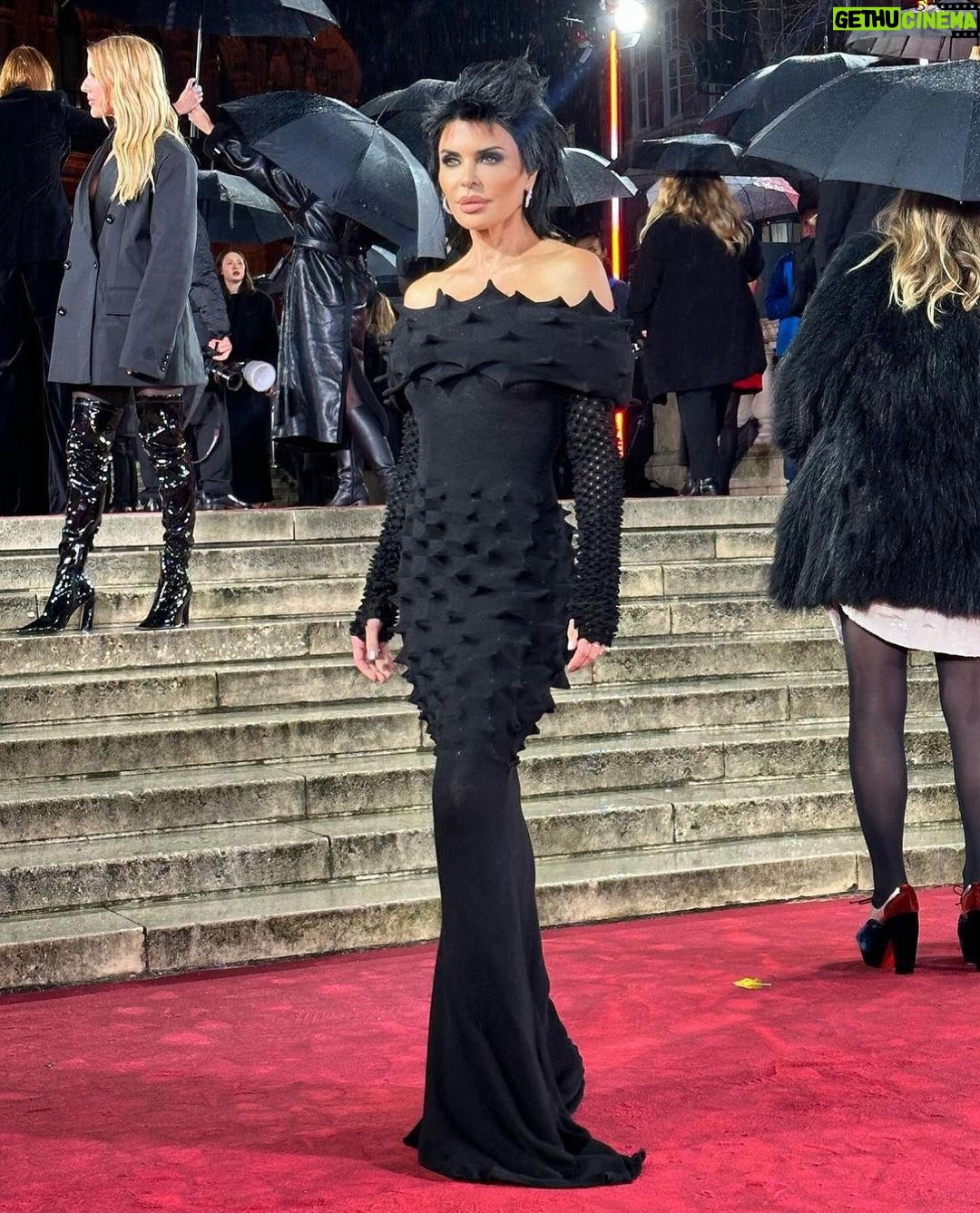 Lisa Rinna Instagram - In @chet__lo and @chopard for the #fasionawards2023 ☔️ @britishfashioncouncil Royal Albert Hall
