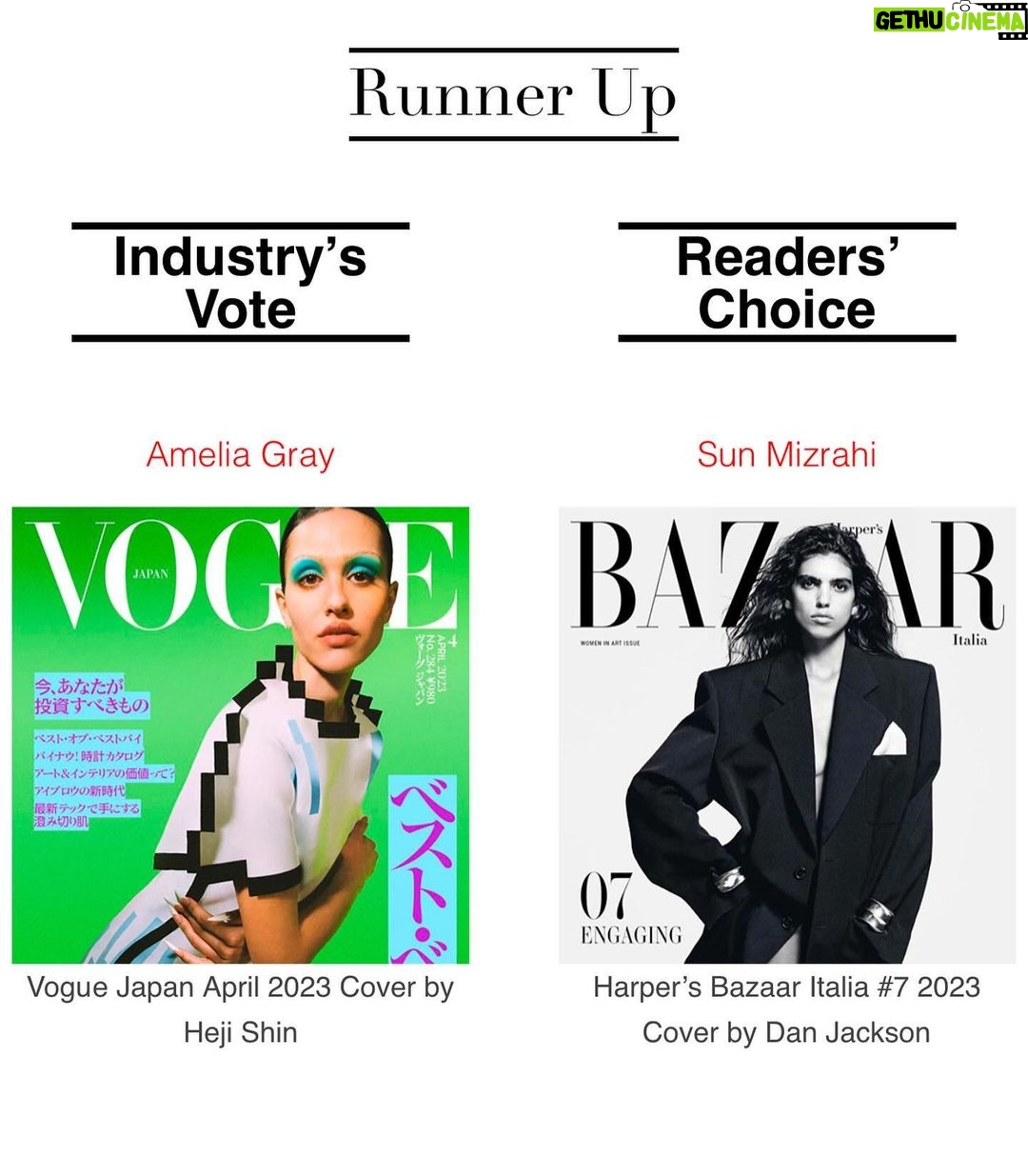 Lisa Rinna Instagram - This girl right here just Won runner up in the Break Out Star Of The Year Category @ Models.com Industry Vote! Congratulations @ameliagray SO PROUD OF YOU!!!!!! @modelsdot β€οΈππΌππΌππΌππ»ππ»ππ»πππππβ¨β¨β¨β¨ποΈ