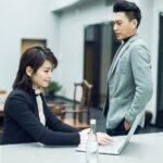 Liu Tao Instagram - 你希望老板用哪种眼神看你😍😳😔
