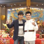 Liu Yu Kai Instagram - 民雄鬼屋準備要來囉 自己不敢看鬼片 然後接了民雄鬼屋的演出 這次的角色對我來說真的是很大的挑戰 到時候你們就知道了～ 只能說真的超期待的啦 大家都超棒的！超期待🙌🏻 @cheryllovel0ve #沛小嵐 @hsia5388 @wil_entertain @princess_tunggggg #民雄鬼屋 #票房大賣 #拍攝順利