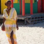 Liya Kebede Instagram - Spring 💛🌞 @yolojournal @lemlemofficial @yolandaedwards @iamconstantin St. Barts