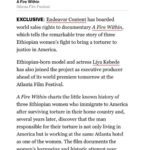 Liya Kebede Instagram - Happy to announce that the documentary film @AFireWithinDoc, an incredible true story that chronicles the life of 3 Ethiopian women who immigrate to the US after surviving torture in their home country, only to discover that their torturer was not only living in the US but was employed at the same hotel as the women, debuts tomorrow 🎞✨🤍🇪🇹 Thank you @thechambaz for bringing me onboard this very special story 🙏🏽. Join a special event outdoor screening event at Atlanta Film Festival  #AFireWithinDoc #ATLFF21 (link in bio for tickets virtual & drive in)